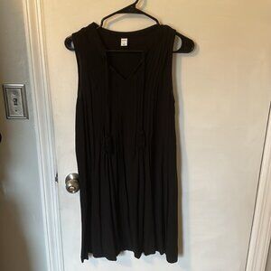 Black shift dress